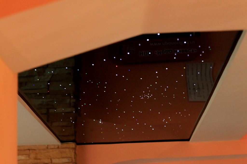 Пример потолка звездное небо